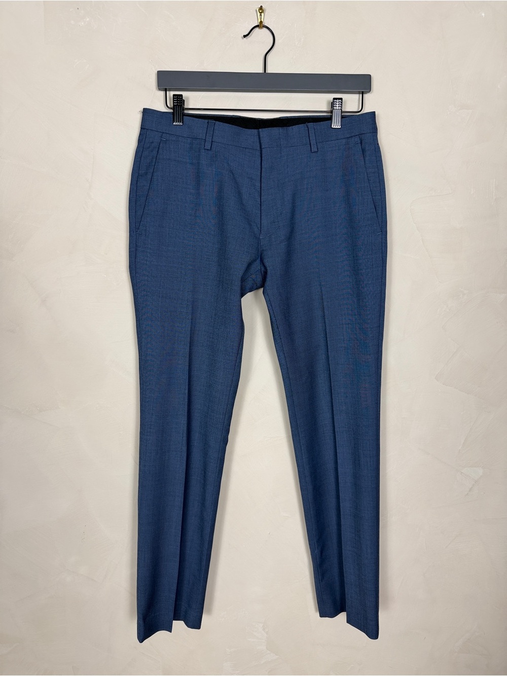 J.Crew Ludlow Men’s 30x30 Slim Fit Blue Wool Dress Pants Trousers